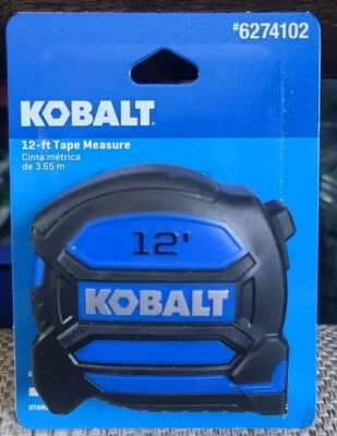 Kobalt 12ft Tape Measure Blue #6274102 NEW - Image 1 of 2