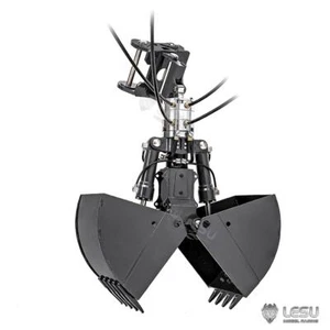Metal Clamshell Bucket for LESU C374F 1/14 Hydraulic RC Excavator Digger Model - Picture 1 of 8