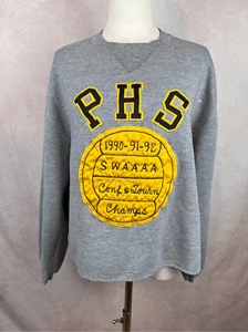 Vintage SWAAAA Volleyball 90-91-92 Champions PHS Crewneck Letterman - Picture 1 of 9
