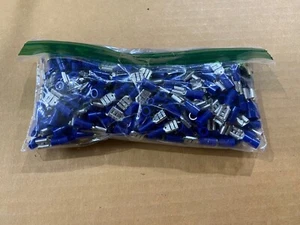 Spade Connector 42727-2 for 14-16 g wire USA Made 1/4" wide AMP 300 Pcs - Picture 1 of 1