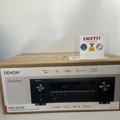 Denon AVC-S670H 5.2-Kanal AV-Receiver Vitrinenaussteller , Dolby Surround Sound,