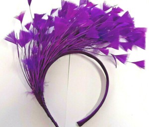 Purple Fascinators for Women for sale 