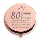 Gifts for 80 Year Old Woman Rose Gold Compact Cute for Purse Travel Folding H...