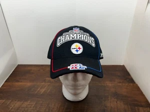 Pittsburgh Steelers Reebok 2005 AFC Conference Champions Adjustable OSFM Hat Cap - Picture 1 of 10