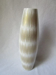 THOMAS große weiße Porzellan-Vase mit Golddekor 28,5cm hoch gemarkt schöne Form - Bild 1 von 9