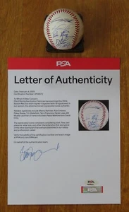 19 2004 World Series RED SOX signed Baseball RAMIREZ ORTIZ MARTINEZ WAKEFIELD - Picture 1 of 8