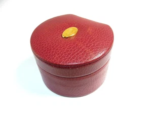 Auth Cartier Jewelry Earring Ring Key etc Multi Storage Leather Box Pouch Case - Picture 1 of 18