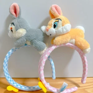 Tokyo Disney Bambi Thumper & Miss Bunny HeadBand Set JAPAN Used - Picture 1 of 3