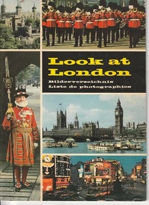 Look At London Vintage Color Photo Tour 1960s Jarrold Booklet - Picture 1 of 2