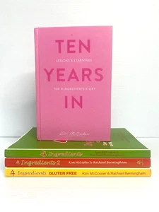 4 Ingredients Bundle of 4 Books 1 2 Gluten Lessons Story Cooking Food Free post - Picture 1 of 11