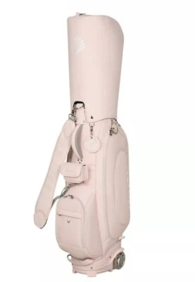 Callaway 2025 BLISS Women Caddie Bag 8.5" 5Way Wheeled PU 9.5lb 38x131x22cm Pink - Image 1 of 4