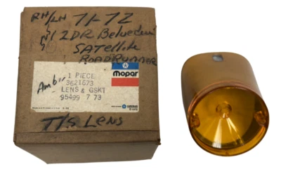 Lente de luz de estacionamiento Plymouth Satellite GTX 1971-1972 3621673 NUEVO DE STOCK Foto 1 de 4