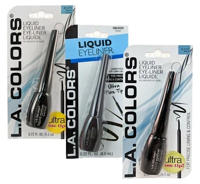 LA Colors Liquid Eyeliner, Ultra Fine Tip, 0.22oz 6.5mL, CHOOSE YOUR SHADE - Image 1 of 4