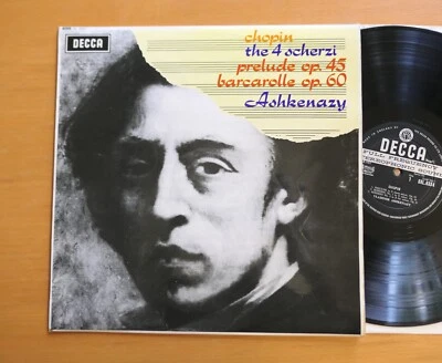 SXL 6334 WBg Chopin 4 Scherzi Prelude Barcarolle Vladimir Ashkenazy Decca 1st EX - Image 1 of 4