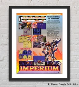 Imperium Super Nintendo SNES Glossy Review Poster G7159 - Picture 1 of 6