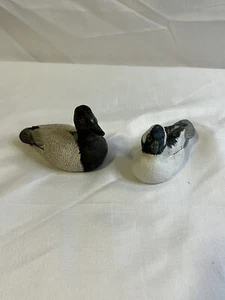 Vintage Wasservögel Sammlung Miniatur Sauvagine Stockente Erpel Paar Kanada schön - Bild 1 von 6