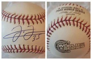 Frank Thomas Signed 2005 World Series Rawlings Baseball Chicago White Sox - Picture 1 of 4