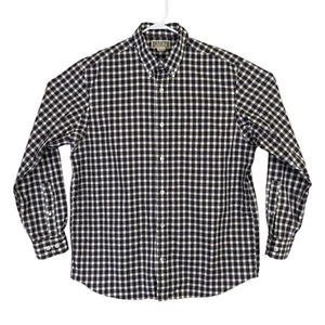 Camicia uomo Duluth Trading Co grande rossa a quadri con bottoni manica lunga 100% cotone - Foto 1 di 3