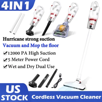 Powerful Car Vacuum Cleaner, Portable Wet&Dry Handheld strong Suction Car Vacuum - Image 1 of 4