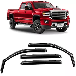 Rain Visors Wind Rain Guards for 2015-2019 GMC Sierra 2500HD/3500HD Crew Cab - Bild 1 von 9