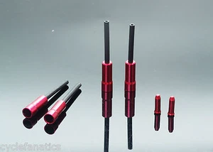 BIKE BRAKE or GEAR FERRULES OUTER CASING CABLE END CAPS & WIRE END FIBRAX *SALE