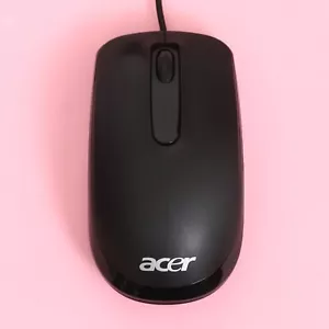 ACER SM-9020 USB 2-Button Computer Mouse w/ Scroll Wheel (Black) - Picture 1 of 3