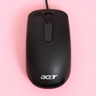 ACER SM-9020 USB 2-Button Computer Mouse w/ Scroll Wheel (Black) - Image 1 of 3