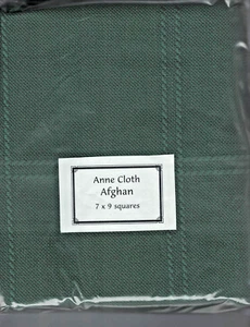 New Zweigart 18 count Anne Cloth Afghan, Bayberry Green 45"x57" - Picture 1 of 1