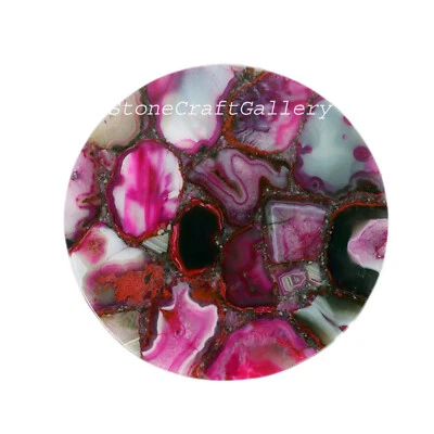 15" Agate Table Top / Agate Handmade Work - Image 1 of 3