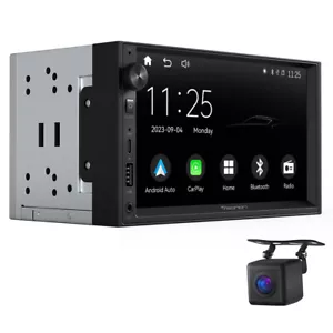 Eonon X3 Car Stereo Double Din with Wireless CarPlay & Android Auto Bluetooth FM - Picture 1 of 16