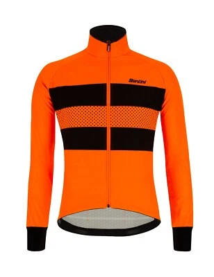Color Bengal Jacket in Flouro Orange by Santini - Image 1 of 3