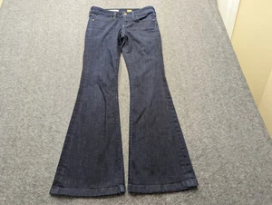 Pantalones de mezclilla Pilcro para mujer 26P azul corte bota lavado oscuro vaquera occidental boho - Imagen 1 de 15