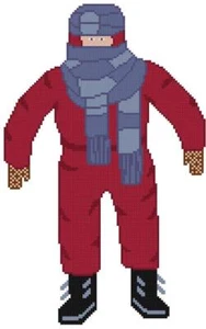CROSS STITCH+ CRAFT PATTERN A Christmas Story Special Randy Snowsuit Snow Boots - Picture 1 of 14