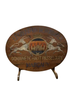 Antico Tavolo da degustazione dipinto a mano piano ribaltabile  - Francia, fi... - Foto 1 di 6