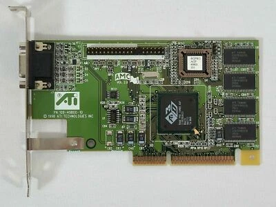 ATI RAGE PRO TURBO (109-49800-10) 8 MB AGP Retro Video Card VGA - Image 1 of 4