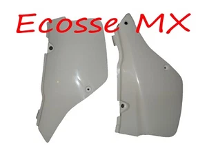 Suzuki RM125 1989-1992 UFO Side Panels White 2906 041 Motocross EVO - Picture 1 of 6