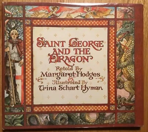 SIGNED VG 1984 HC DJ First Edition Caldecott St George Dragon Trina Schart Hyman - Foto 1 di 12