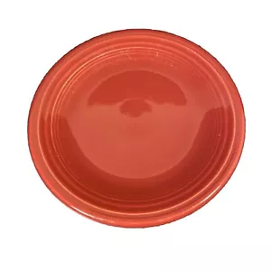 "Plato de postre FiestaWare cinabrio 7 1/4"" lateral Homer Laughlin vintage" - Imagen 1 de 4