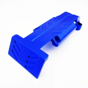 Traxxas Slayer 4X4 1:10 Alloy Rear Skid Plate, Blue by Atomik RC - Replaces 5337 - Picture 1 of 2