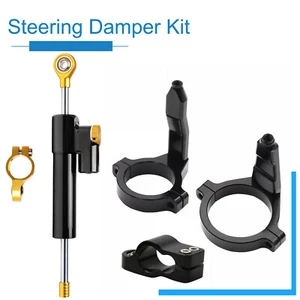 Steering Damper Kit For CFMOTO 450SR 2021-2024 Lower Handlebars Stabilizers Set - Picture 1 of 19