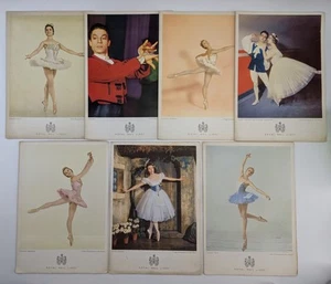 R.M.S. Andes Vintage Dinner Menu Cards Ballet 1956 x7 Royal Mail Lines - Picture 1 of 24