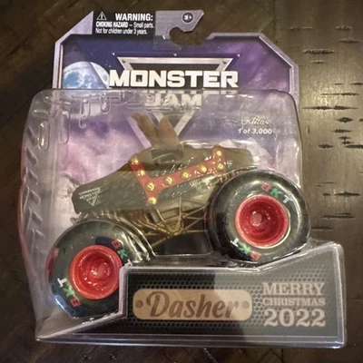 2022 Spin Master Monster Jam Holiday Dasher Limited Edition - 1 of 3000! - Image 1 of 4