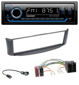 Blaupunkt Bluetooth USB DAB MP3 Autoradio für Smart ForTwo 450 grau ohne Metalls - Bild 1 von 9