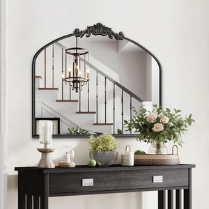 Espejo de Pared Ventana Decorativo Espejos Tradicionales Antiguo Arqueado Granja para... - Imagen 1 de 8