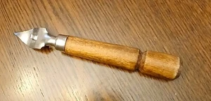 De colección BONNY EE. UU. Abridor de Botellas ABRIDOR DE LATAS Retro Combo HERRAMIENTA DE BARRA Mango de Roble  - Imagen 1 de 9