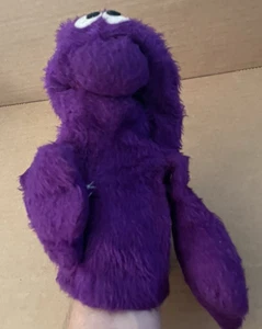 Vintage 1972 PUPPET FACTORY Hand Muppet Purple Telly Look Monster Jim Henson - Bild 1 von 8