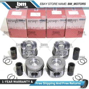 4X Mahle Pistons & Rings Set STD Φ84mm For BMW 328d 525d 120d 320d X3 X5 N47D20 - Picture 1 of 6