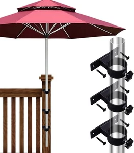 Sonnenschirmklemmhalterung, Terrassenschirmhalter Outdoor Klemmhalterung Halterung - Bild 1 von 7