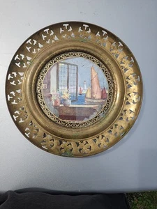 Antiker Dekoteller Made In England - Bild 1 von 3