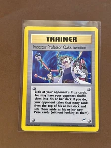 Pokemon Card - Impostor Professor Oak's Invention Neo Destiny 94/105 Rare LP - Picture 1 of 2